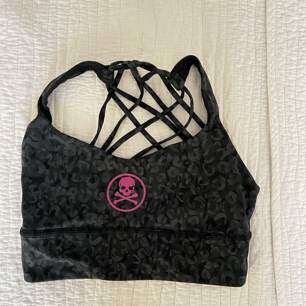 lululemon athletica Black and Pink Sports Bra